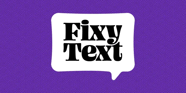 Обложка FixyText
